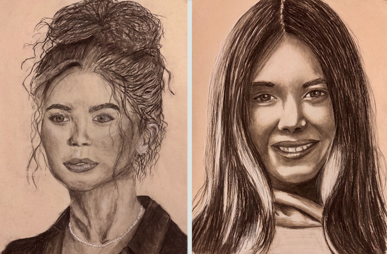 Charcoal Portaits — series cover