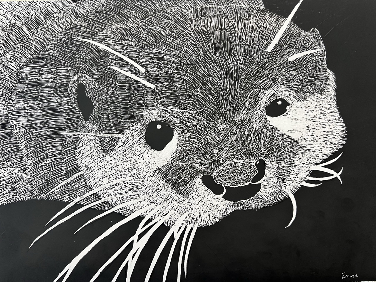 Scratch Art: Otter