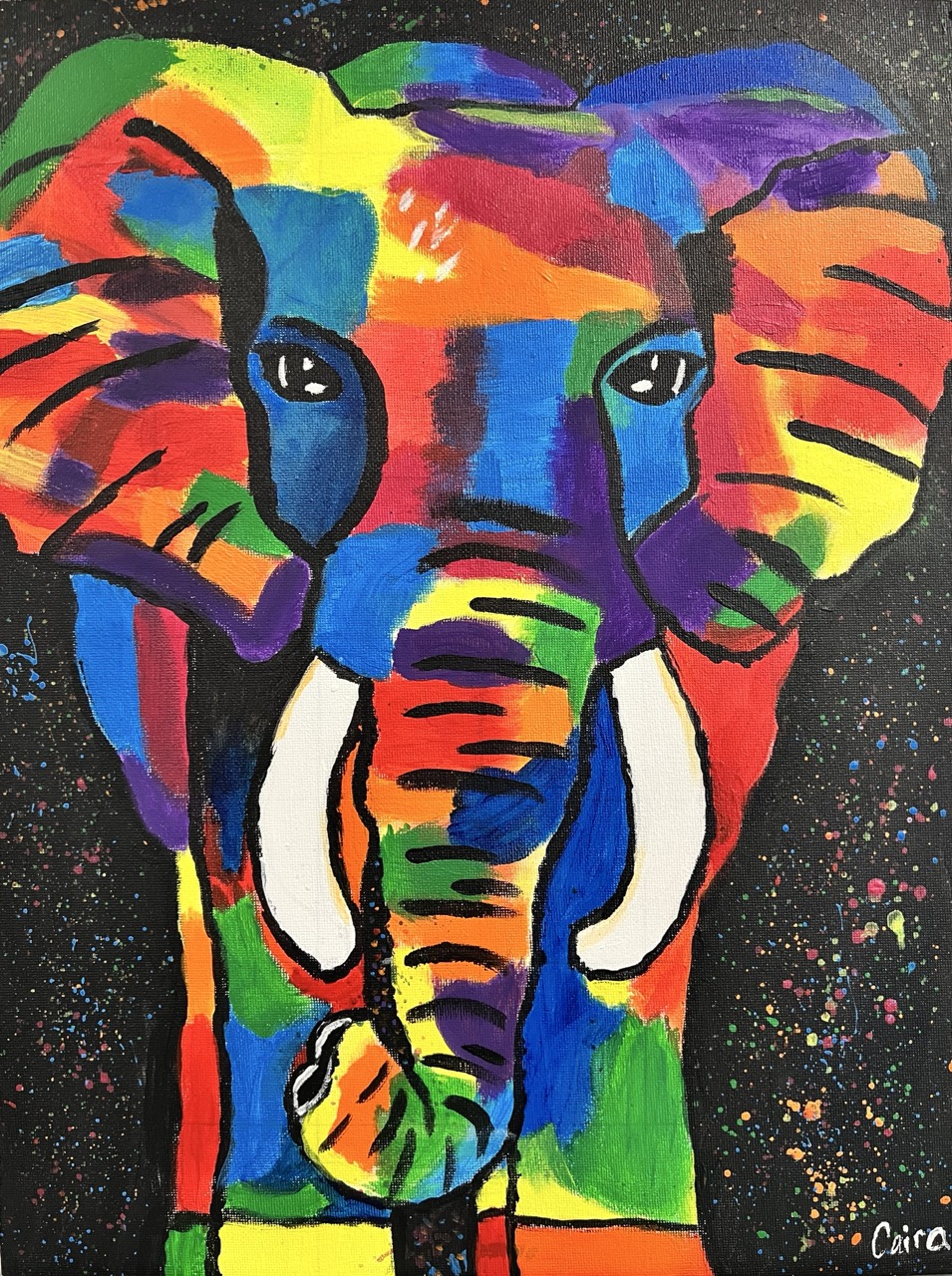 Rainbow Animal Portrait